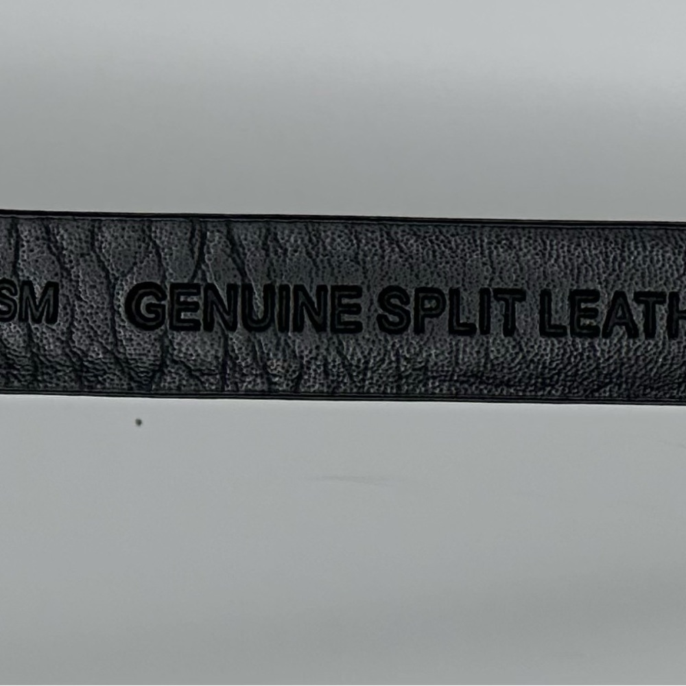 Chico’s Black‎ Belt Glass Buckle Adjustable Sz S/M - Picture 7 of 9